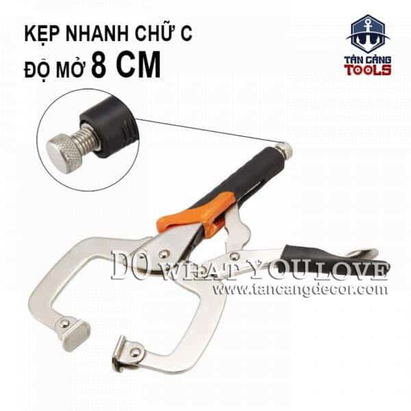 Kẹp Nhanh C Độ Mở 8 cm