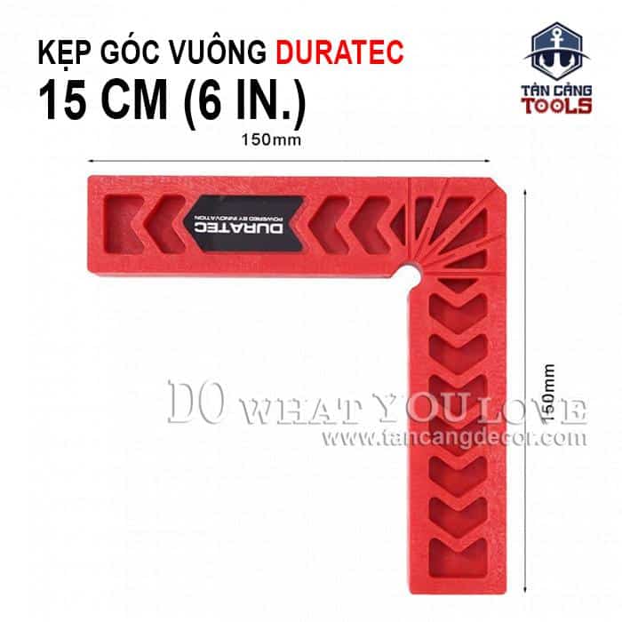 Ke nhựa góc vuông DURATEC 15 cm