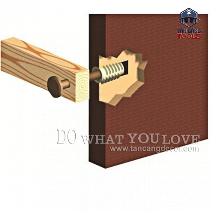 100 cái Ốc Cấy Ren M8 x 20 mm Không Vành - Ảnh 3