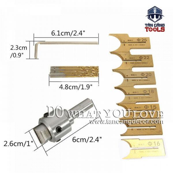 Bộ mũi khoan tạo lỗ cho chuỗi hạt bằng gỗ - Ảnh 3
