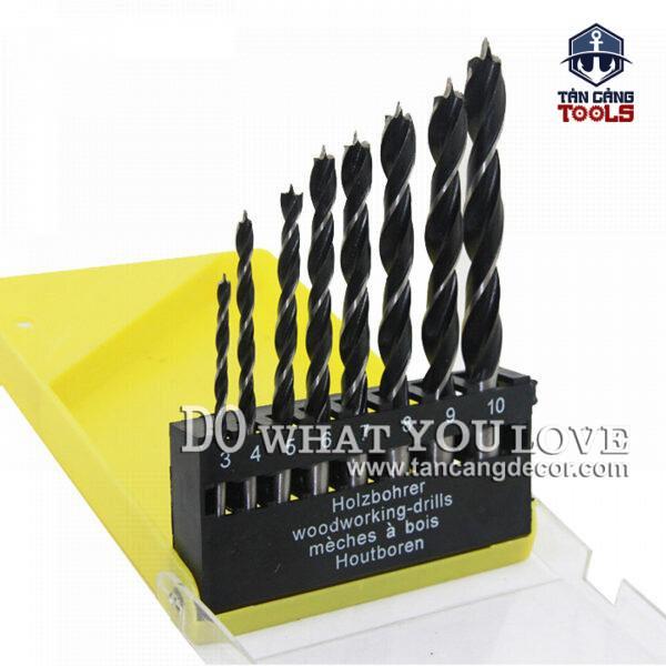 Bộ 8 mũi khoan gỗ định tâm