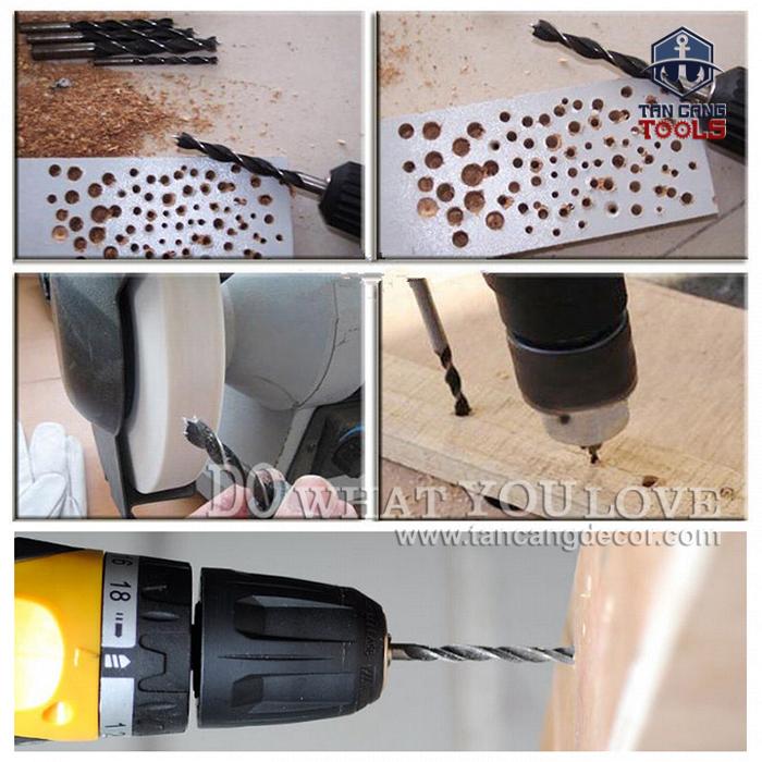 Bộ 8 mũi khoan gỗ định tâm - Ảnh 6