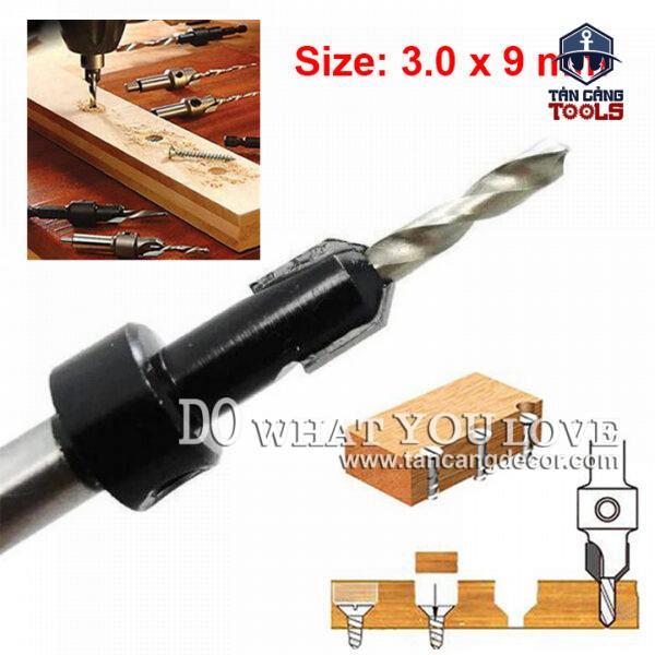 Mũi Khoan Mồi Âm Vit Anrui 3x9mm