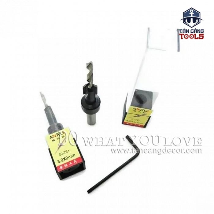 Mũi Khoan Mồi Âm Vit Anrui 3x9mm - Ảnh 3