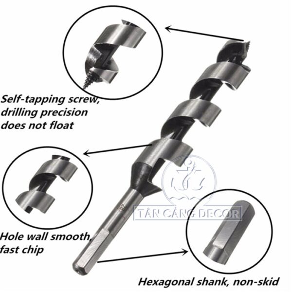Mũi khoan bước thưa 10 x 105 mm - Ảnh 3