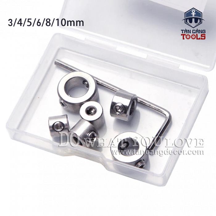 Bộ 6 vòng giới hạn mũi khoan Inox 304