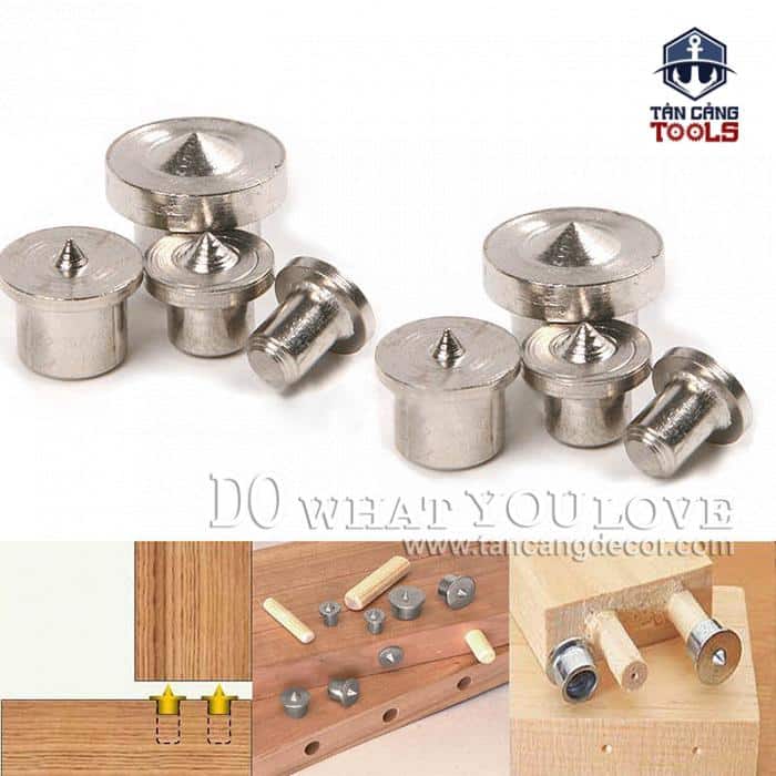 Bộ Chốt Lấy Tâm Gỗ Inox 304 - 5 Chi Tiết