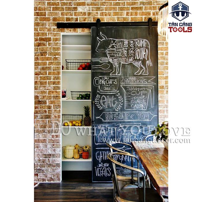 Phụ kiện Cửa Lùa Barn Door Bánh Nhỏ - Ảnh 6