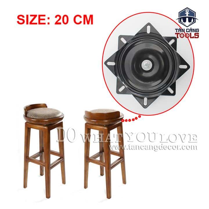 Giá xoay bàn ghế đa năng 20 cm
