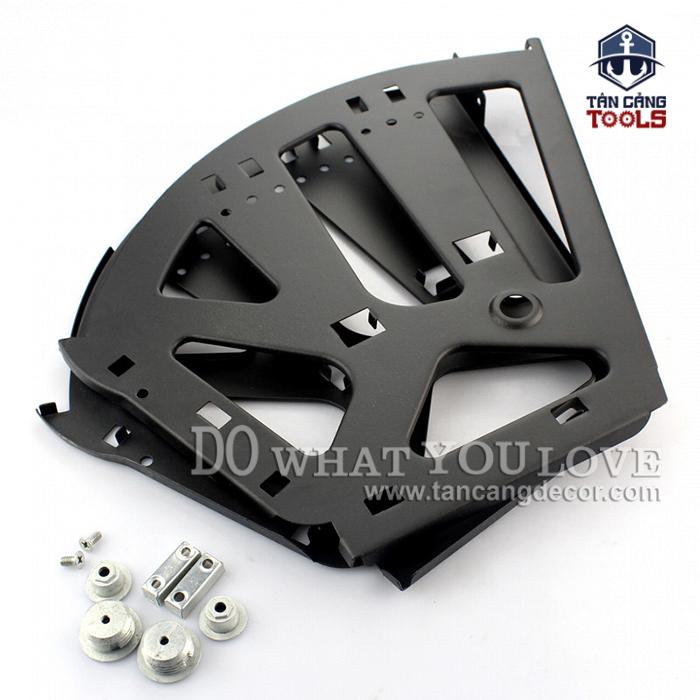 Phụ kiện Giá xoay tủ giày 3 ngăn sắt sơn tĩnh điện - Ảnh 2