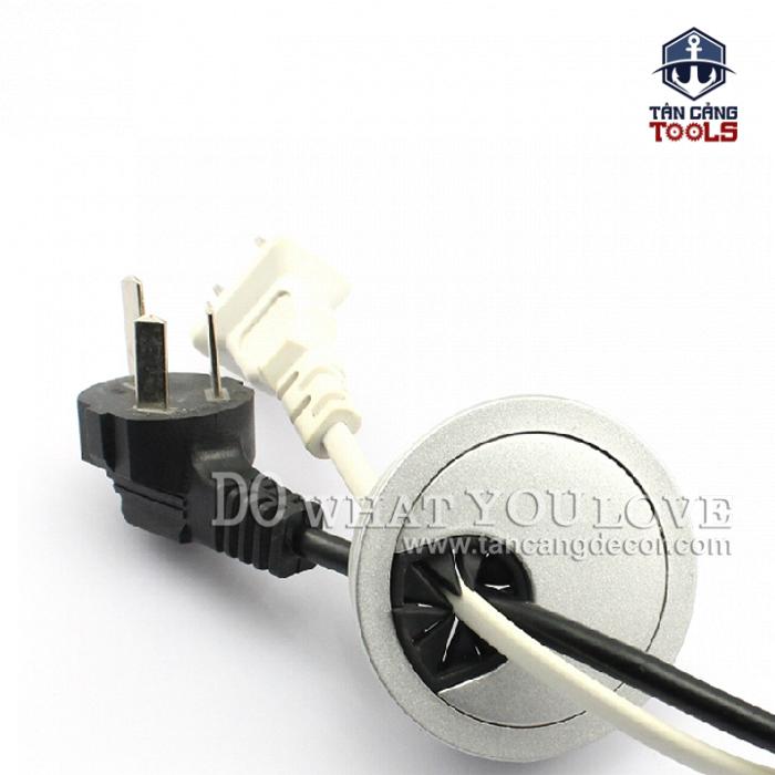 Bộ nhựa đi dây điện mặt bàn cao cấp - Ảnh 3