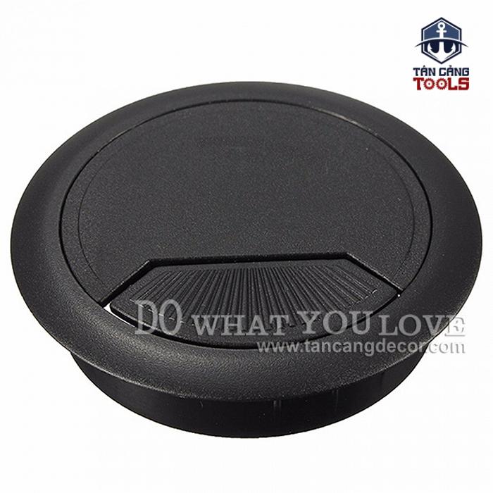 Bộ nhựa đi dây điện mặt bàn đen - Ảnh 2