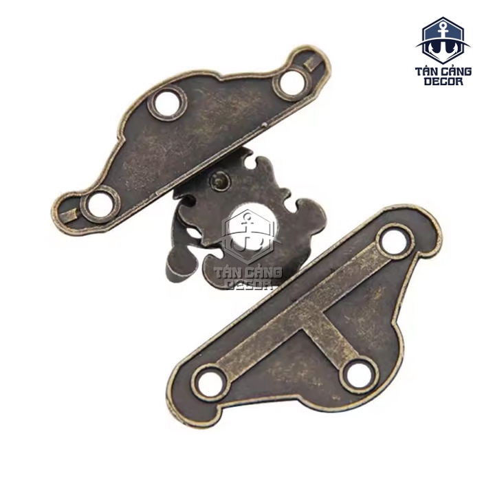 Khóa hộp gài chốt size S 05 Cổ điển - KT: 3.8cm - Ảnh 5