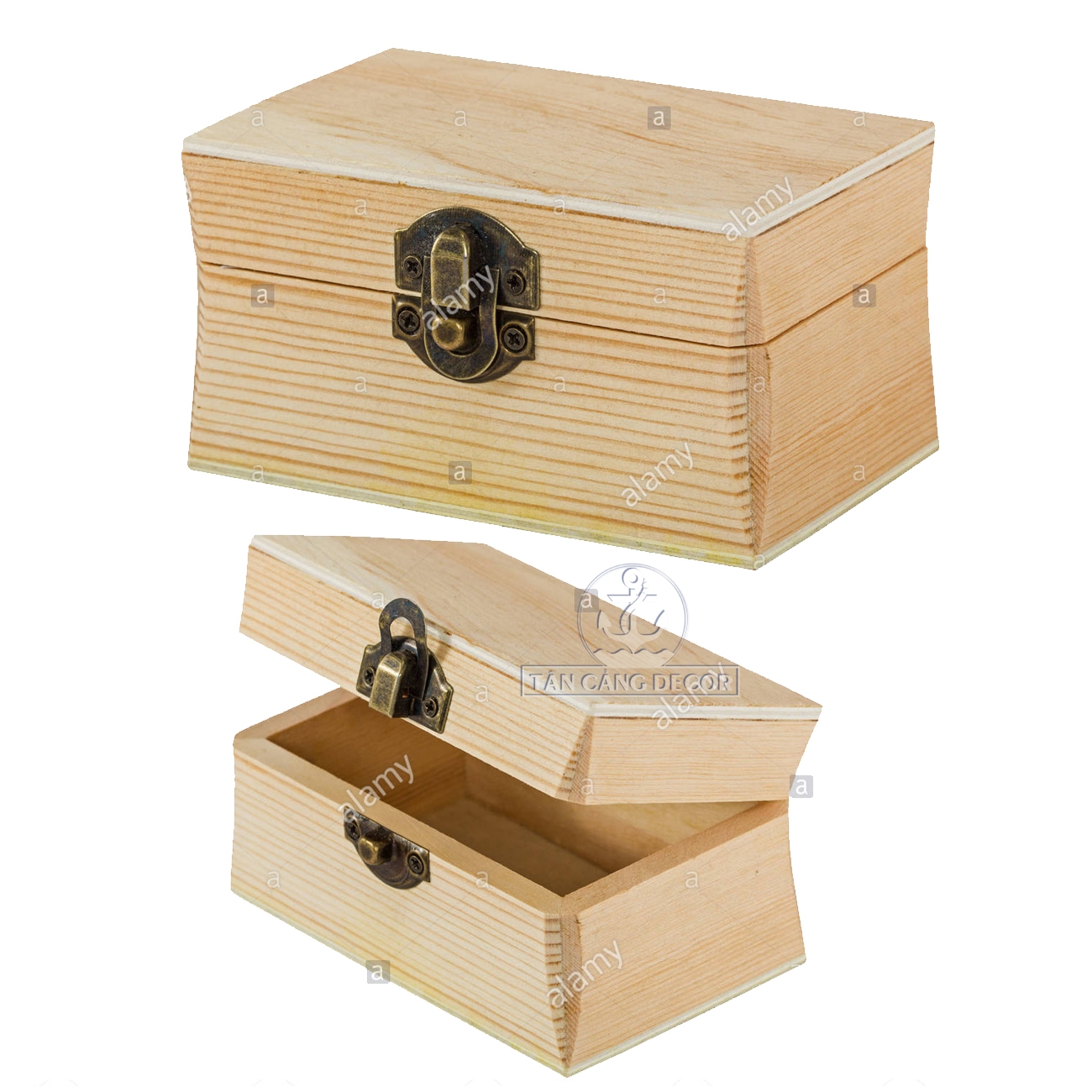Khóa hộp Đơn Cổ điển size lớn 07 - KT:3cm - Ảnh 3