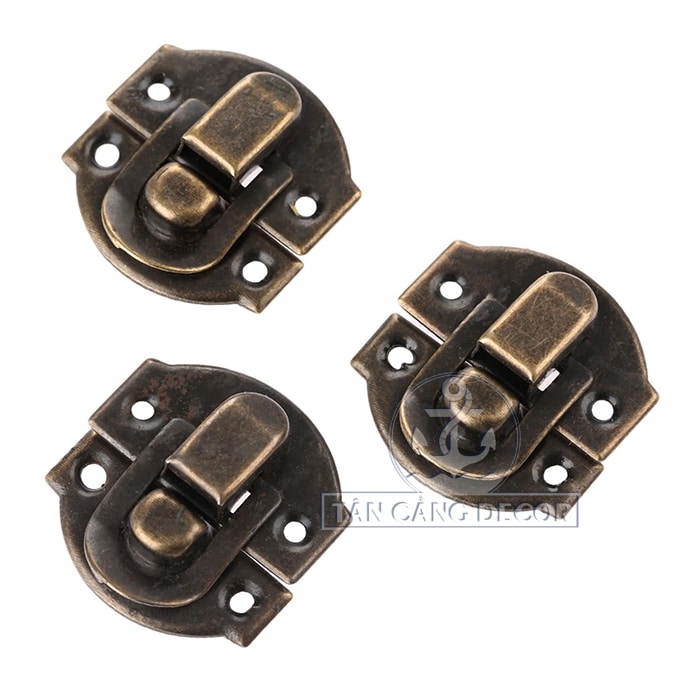 Khóa hộp Đơn Cổ điển size lớn 07 - KT:3cm - Ảnh 4