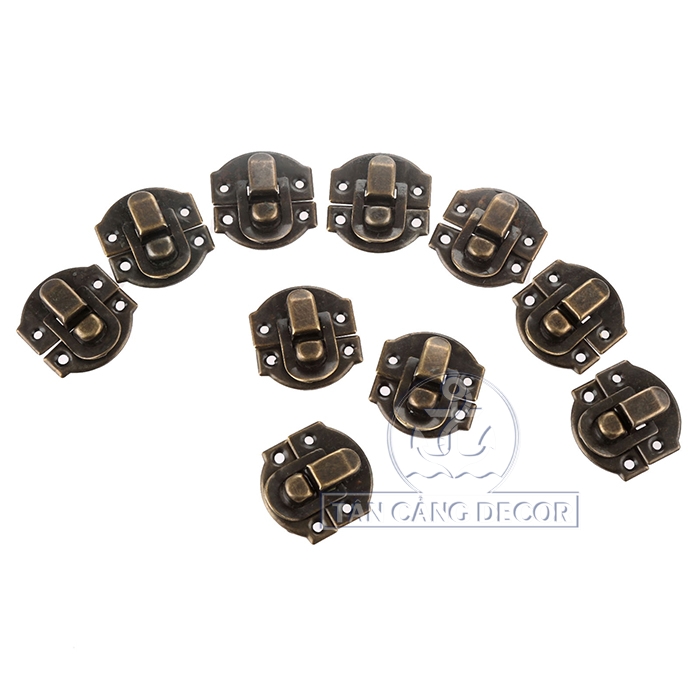 Khóa hộp Đơn Cổ điển size lớn 07 - KT:3cm - Ảnh 5