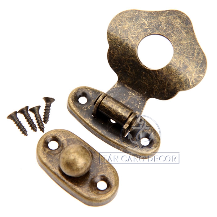 Khóa hộp Cách điệu Cổ Điển 09 - KT:3.2cm - Ảnh 3