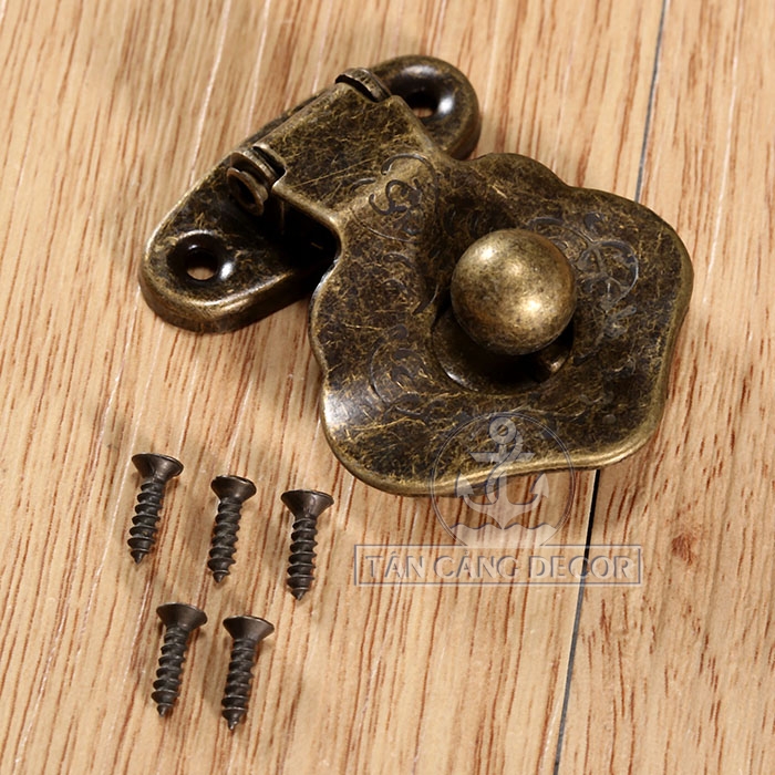 Khóa hộp Cách điệu Cổ Điển 09 - KT:3.2cm - Ảnh 5