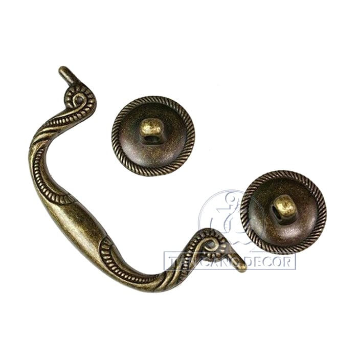 Tay nắm Hoa văn Cổ điển 04 - KT:10.5cm - Ảnh 3