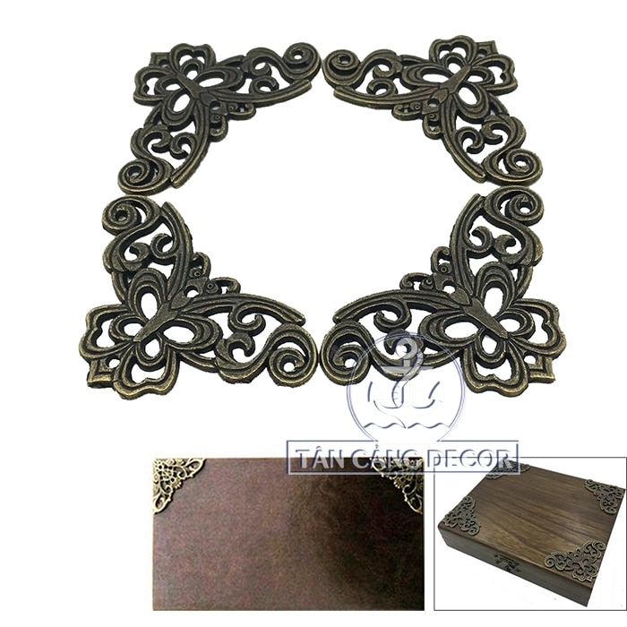 Hoa văn trang trí Cổ điển Hình bướm 05 - KT:5.7cm