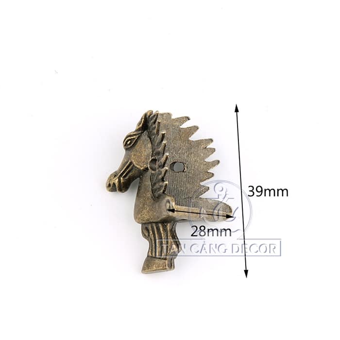 Nẹp Chân Hình Cá Ngựa Cổ Điển 08 - KT:C3.9cm - Ảnh 4