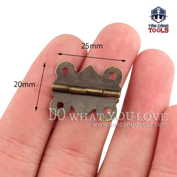Alternative view of 2 Bản Lề Gập Size S 01 Cổ Điển - KT:2.5cm