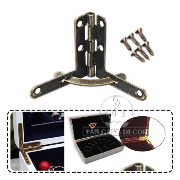 2 Bản lề gập Cổ điển 02 - KT: 3.3cm