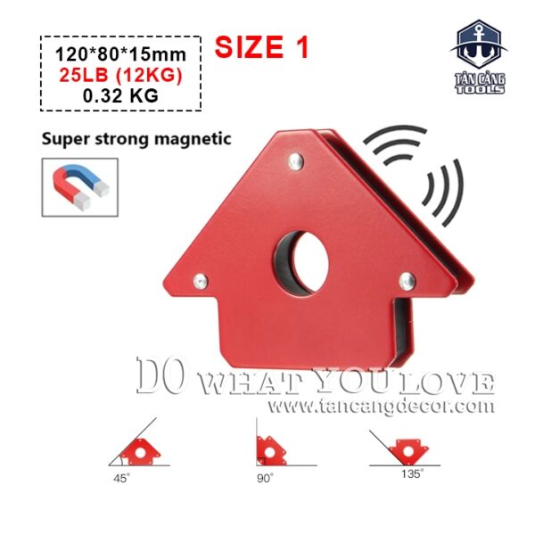 Nam Châm Hàn Cơ Khí Size 1 - 25 LBS