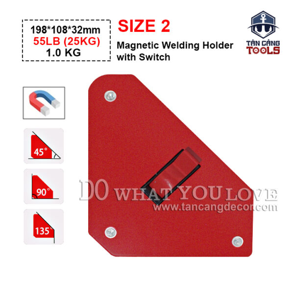 Nam Châm Hàn Cơ Khí ON OFF Size 2 - 55 LB