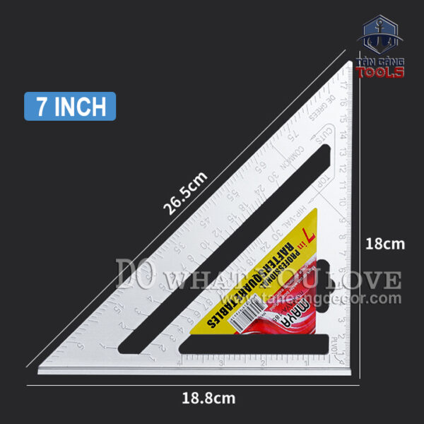 Eke Nhôm Trắng 18 Cm MAYA - Ảnh 3