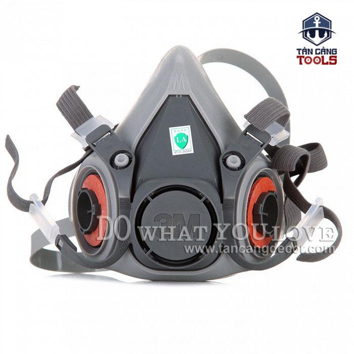 Mặt nạ phòng độc 3M 6200 Kèm 10 Bông Lọc - Ảnh 2