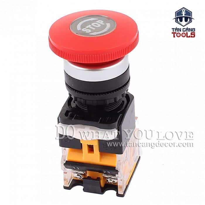 Công Tắc Dừng Khẩn Cấp 230V 10A 1NO+1NC (Ignition Push Button Switch)