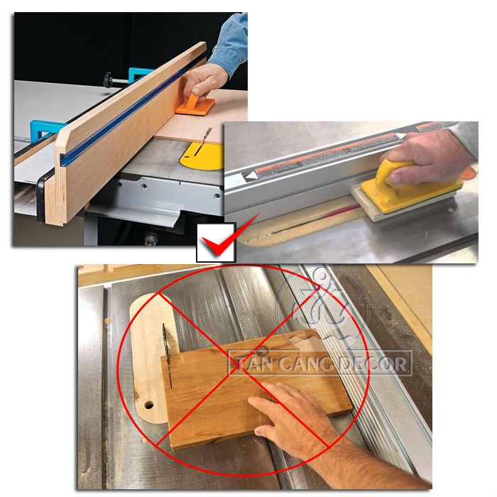 Bàn đẩy gỗ cưa bàn - Ảnh 4