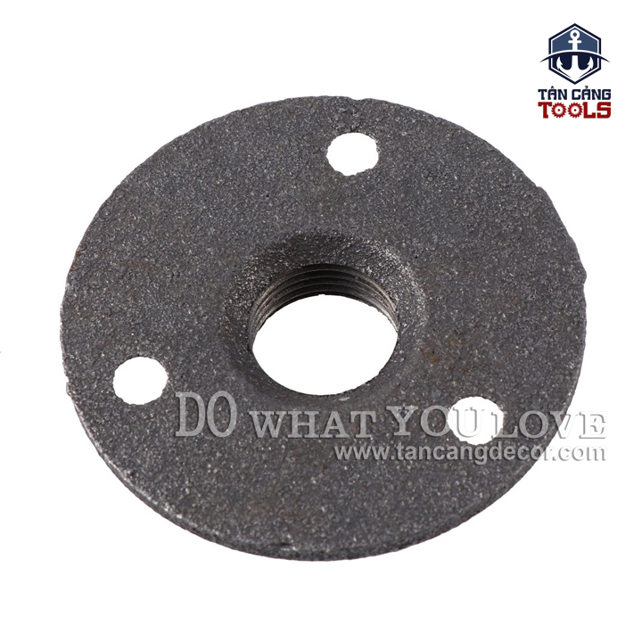 Mặt bích ống nước phi 34 - Gang Xám - Ảnh 2