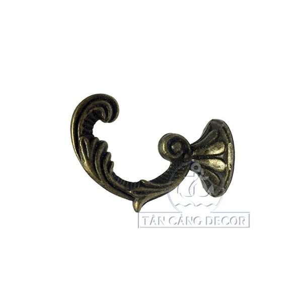 Móc treo 04 đơn hình đôi cánh màu đồng sẫm- KT: 4.5cm