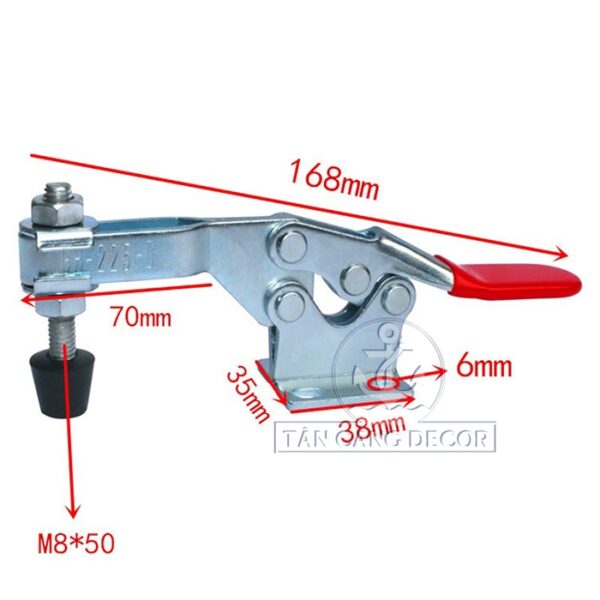 Sập mỏ cò dạng thẳng loại 17cm - Ảnh 3