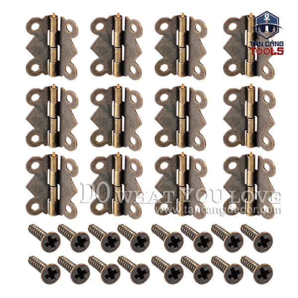 2 Bản Lề Gập Size XS 03 Cổ Điển - KT: 2cm - Ảnh 6