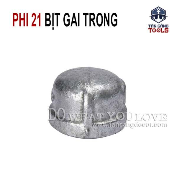 Bịt ống 21 đầu gai trong Ống Nước - Thép Mạ Kẽm