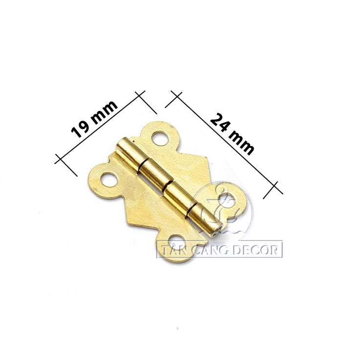 2 Bản lề mạ đồng vàng ánh kim 04 - KT : 2.5 cm - Ảnh 3