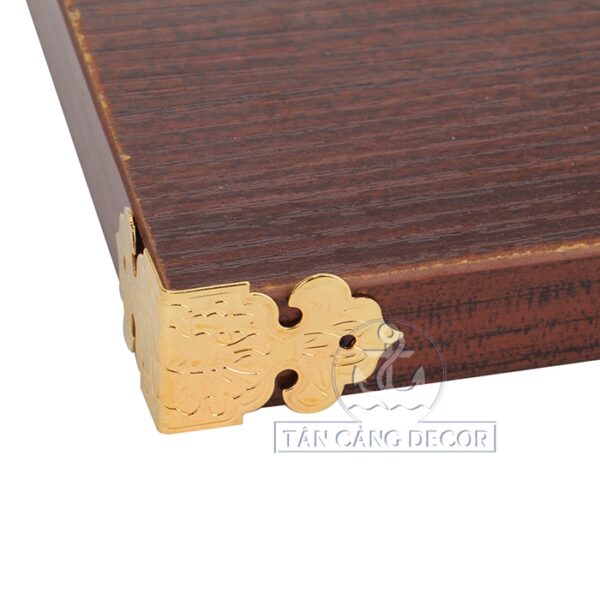 Nẹp Cạnh Hộp 10 Cổ Điển màu vàng ánh kim - KT:2.5cm
