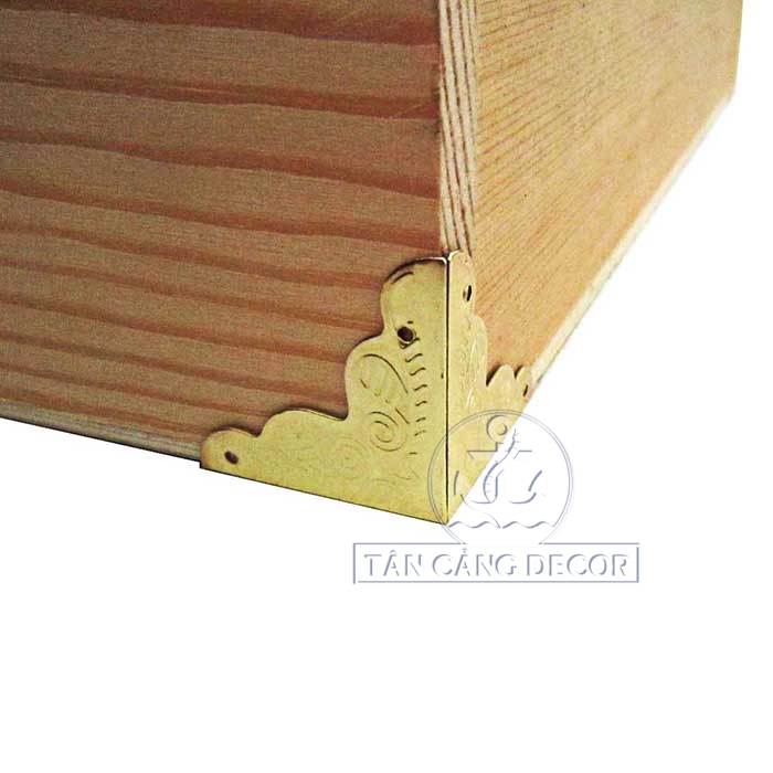 Nẹp Cạnh Hộp 11 Cổ Điển màu vàng ánh kim - KT:2.5cm - Ảnh 4