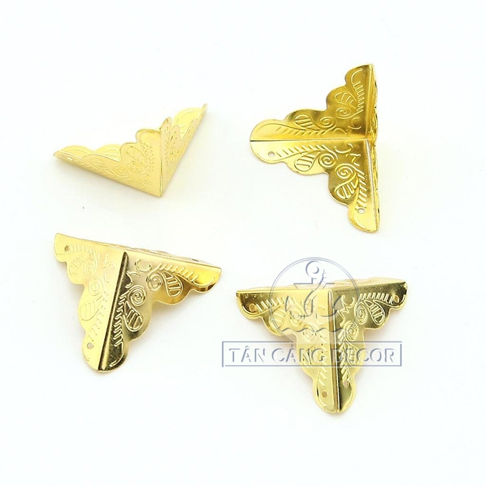 Nẹp Cạnh Hộp 11 Cổ Điển màu vàng ánh kim - KT:2.5cm - Ảnh 2