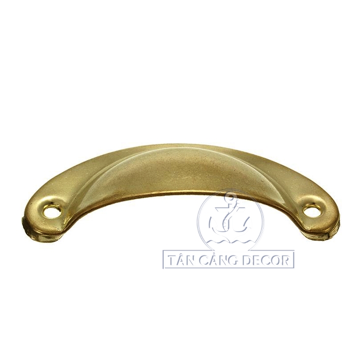 Tay nắm 11 màu đồng vàng hình bán nguyệt Cổ điển - KT:8.2cm - Ảnh 6