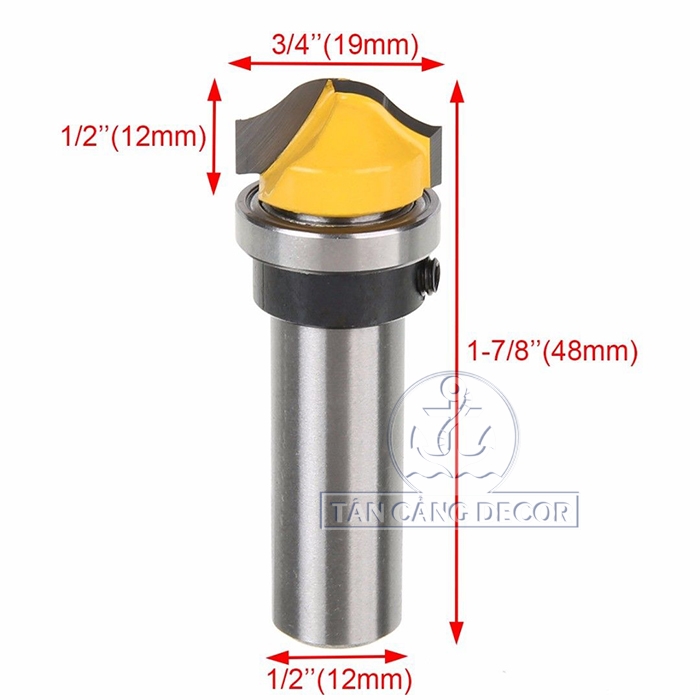 Mũi Router đánh pano 12.7 mm - Ảnh 4