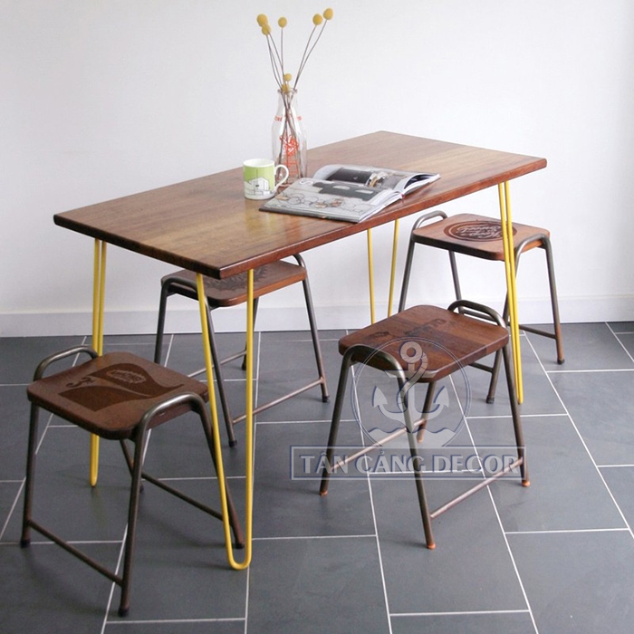 Chân bàn hairpin leg 72cm loại 2 thanh - Ảnh 5