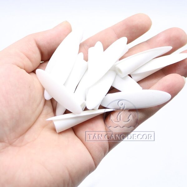 100 cái Chốt che lỗ khoan chéo màu trắng