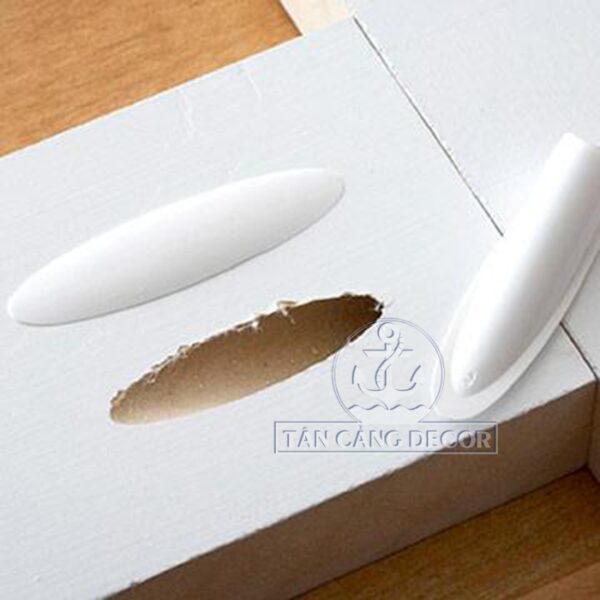100 cái Chốt che lỗ khoan chéo màu trắng - Ảnh 4