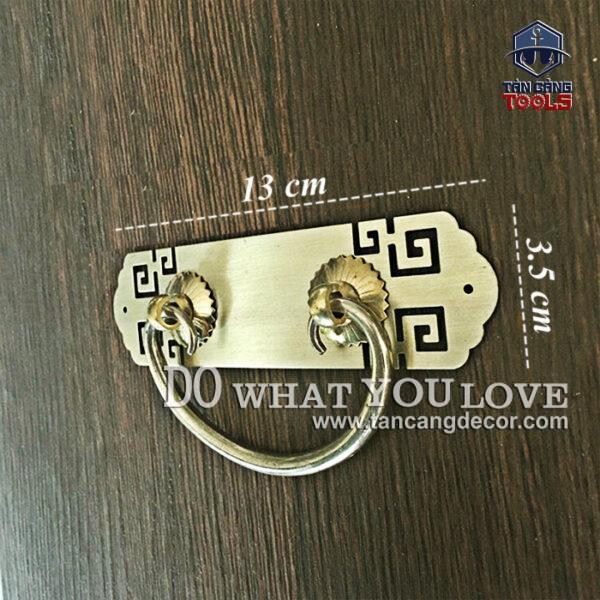 Tay nắm 17 mạ đồng màu vàng kim - KT: 13cm