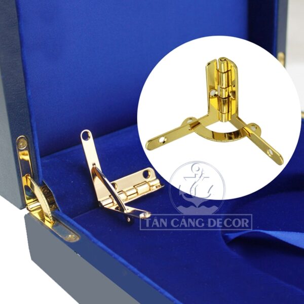 2 Bản lề mạ đồng vàng kim 05 - KT: 3cm
