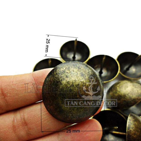Đinh Dù Màu Đồng D=25mm - 1 Cái